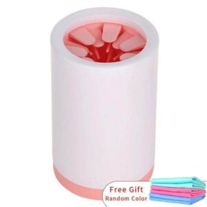 Bouledogue Avenue Pour Bouli Rose 2 / M Récipient Laveur de Pattes