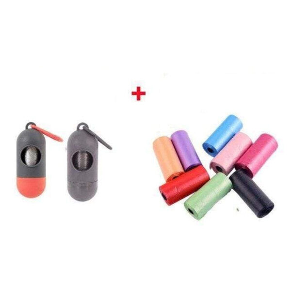 Bouledogue Avenue Pour Bouli 10 rouleaux (20 sacs chacun) avec boîte noire Rouleau de 15 Sacs à Crotte