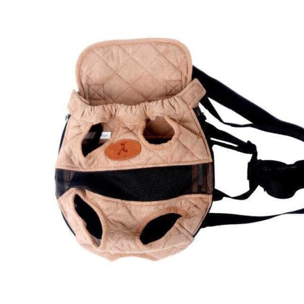 Bouledogue Avenue Pour Bouli Beige / XL Sac Ventral - Panier pour transporter Boubou
