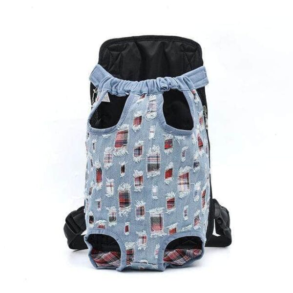 Bouledogue Avenue Pour Bouli Bleu clair / M Sac Ventral - Panier pour transporter Boubou