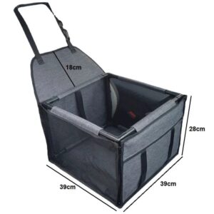 Siège Auto Pliable pour Bouledogue Français – Voyagez en Sécurité et Style Pour Bouli