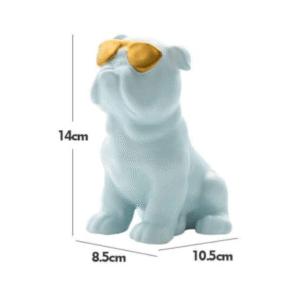 Bouledogue Avenue Pour Humains Statuette Bouledogue en Céramique