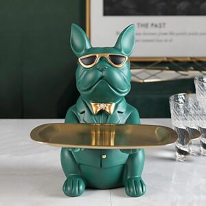 Bouledogue Avenue Pour Humains Statuette Bouledogue en Céramique
