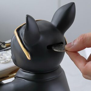 Bouledogue Avenue Pour Humains Statuette Bouledogue en Céramique