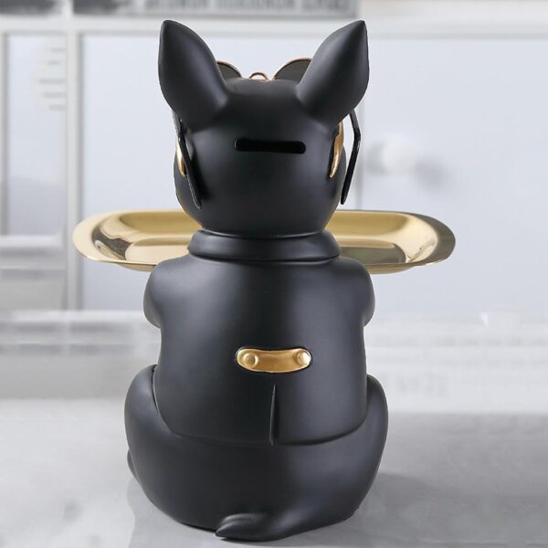 Bouledogue Avenue Pour Humains Statuette Bouledogue en Céramique