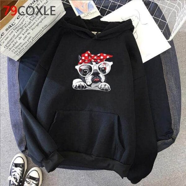Bouledogue Avenue Pour Humains 90514 / XL Sweats À Capuche Femme - 24 Design Bouledogue Français Exceptionnels