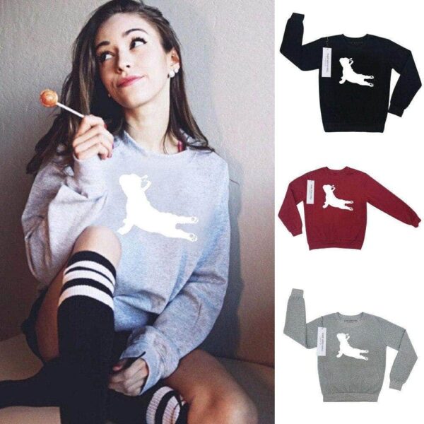 Bouledogue Avenue Pour Humains Sweatshirt - Bouledogue français