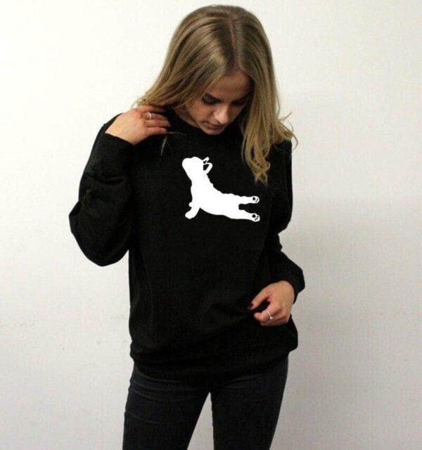 Bouledogue Avenue Pour Humains Sweatshirt - Bouledogue français