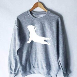 Bouledogue Avenue Pour Humains Gris / XXXL Sweatshirt - Bouledogue français