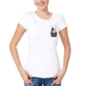 Bouledogue Avenue T-Shirt Bouledogue dans une Poche