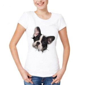 Bouledogue Avenue 974 / S T-Shirt Bouledogue Français 3D