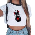 Bouledogue Avenue Pour Humains Vinyle / L T-Shirt pour Femme - Bouledogue Musical