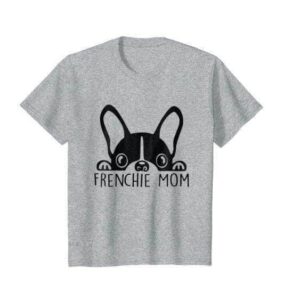 Bouledogue Avenue Pour Humains Gris / S T-shirt pour Femme - "Frenchie Mom"