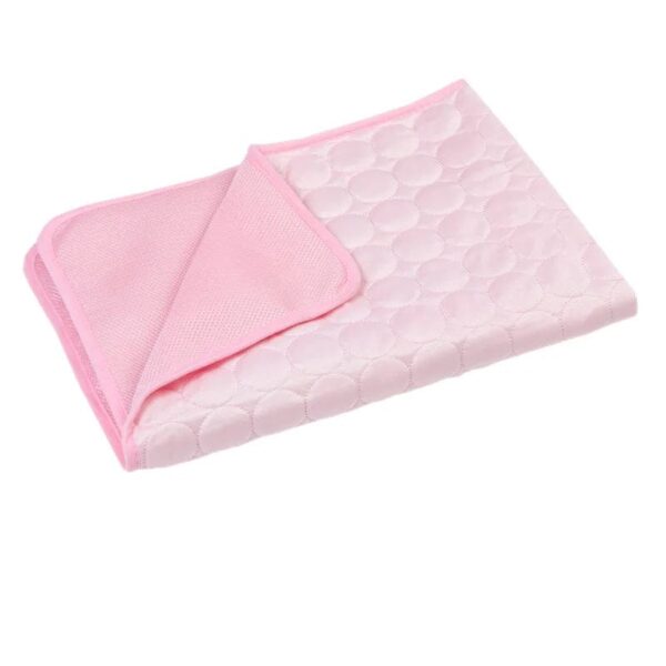 Tapis de Refroidissement pour Bouledogue Français Pour Bouli L 70x55 cm / Rose