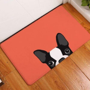 Bouledogue Avenue Pour Chez Vous 5 / 50cmx80cm Tapis de Sol Tête de Bouledogue