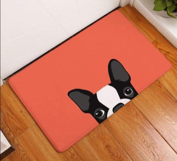 Bouledogue Avenue Pour Chez Vous 5 / 50cmx80cm Tapis de Sol Tête de Bouledogue