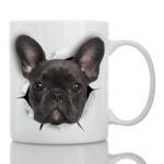 Bouledogue Avenue Pour Humains Tasse Mug Bouledogue Noir