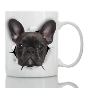 Bouledogue Avenue Pour Humains Tasse Mug Bouledogue Noir