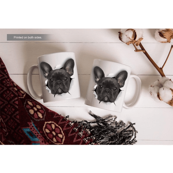 Bouledogue Avenue Pour Humains Tasse Mug Bouledogue Noir