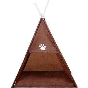 Bouledogue Avenue Marron Tipi Tente pour Chien