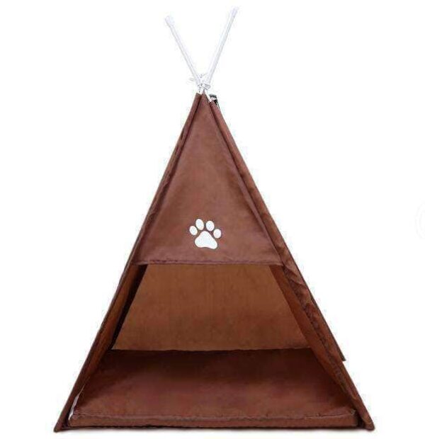 Bouledogue Avenue Marron Tipi Tente pour Chien