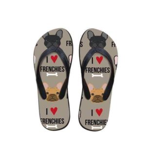 Bouledogue Avenue Grise / 39 Tong I Love Frenchies