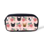 Bouledogue Avenue Handbags Rose Trousse Petits Bouledogues