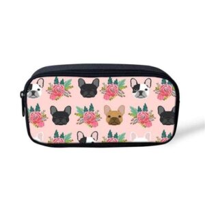 Bouledogue Avenue Handbags Rose Trousse Petits Bouledogues