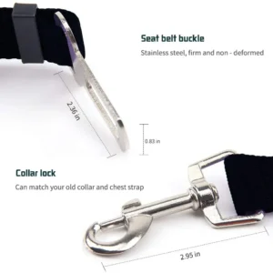Harnais Ceinture de Sécurité pour Chien avec Clip Auto – Image 36