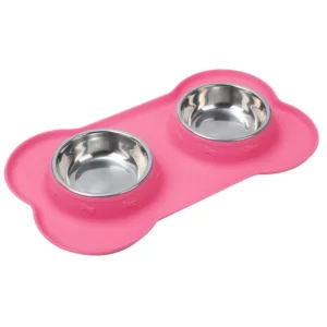 Gamelle Double Anti-Éclaboussure avec Base Silicone – Image 7