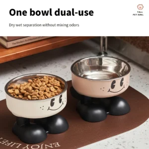 Gamelle Surélevée Inox pour Chien et Chat - Anti-Renversement – Image 4