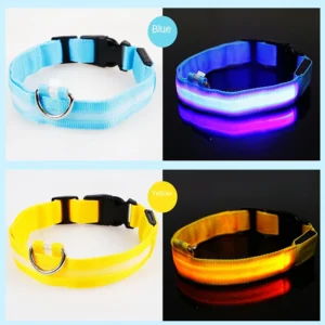 Collier Lumineux LED Rechargeable USB pour Chien 68 Collier Lumineux LED Rechargeable USB pour Chien – Image 33