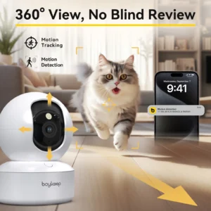 Caméra Boykeep 2K avec Application pour Surveiller votre Chien – Image 4