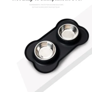 Gamelle Double Anti-Éclaboussure avec Base Silicone – Image 16