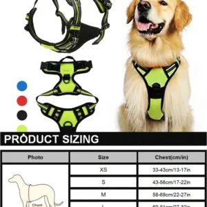 Harnais Respirant Réfléchissant pour Chien – Image 21