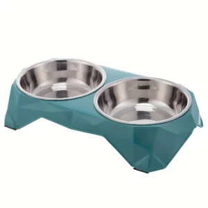 Gamelle Double Inox Grande Capacité - Motif Diamant – Image 9