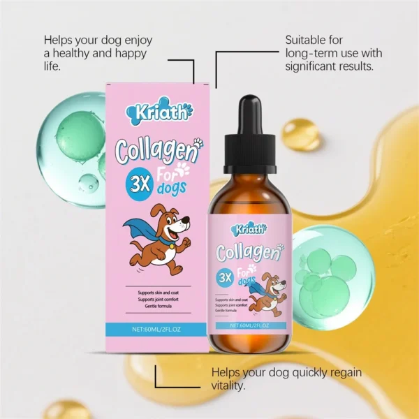Gouttes de Collagène pour Chien - Peau et Pelage - Bouledogue Avenue https://bouledogueavenue.com/wp-content/uploads/2026/08/Sf69b604c60e84eb1b5c3603dd314b9cd3.webp
