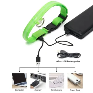 Collier Lumineux LED Rechargeable USB pour Chien 63 Collier Lumineux LED Rechargeable USB pour Chien – Image 28