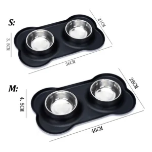 Gamelle Double Anti-Éclaboussure avec Base Silicone – Image 21