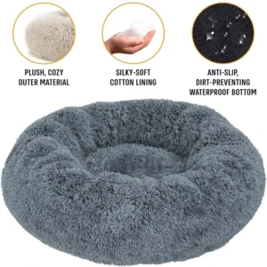 Lit Douillet en Forme de Donut pour Chien 83 Lit Douillet en Forme de Donut pour Chien – Image 42