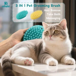 Brosse en Caoutchouc Souple pour Chien à Poil Court – Image 5
