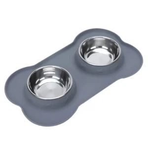 Gamelle Double Anti-Éclaboussure avec Base Silicone – Image 9