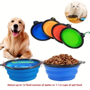 Gamelle Pliable en TPR pour Chien - Format Voyage 21 Gamelle Pliable en TPR pour Chien - Format Voyage – Image 3