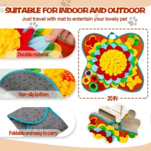 Tapis de Fouille (Snuffle Mat) pour Chien 20 Tapis de Fouille (Snuffle Mat) pour Chien – Image 10
