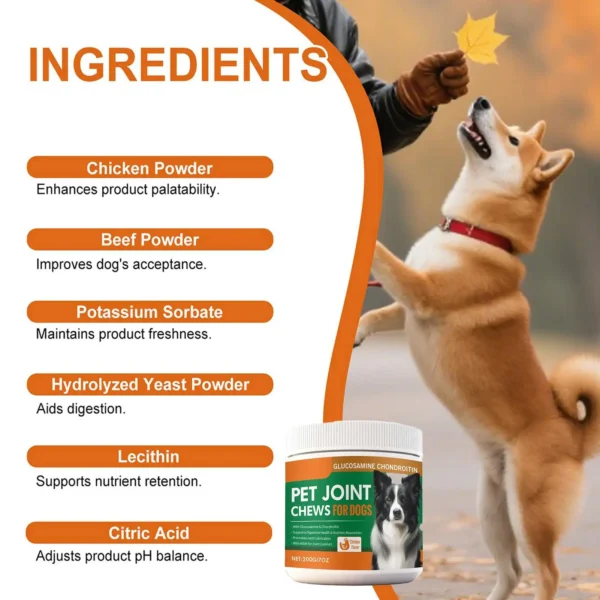 Complément Articulations pour Chien - 100 Comprimés à Croquer - Bouledogue Avenue https://bouledogueavenue.com/wp-content/uploads/2026/08/Sc6255c399be942af9d4b39f5f310914d7.webp