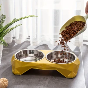 Gamelle Double Inox Grande Capacité - Motif Diamant – Image 3