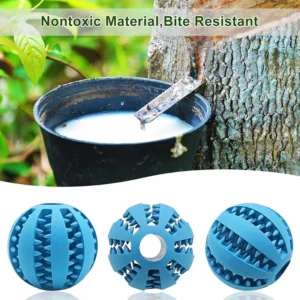 Balle Distributrice de Friandises en Caoutchouc Naturel – Image 3