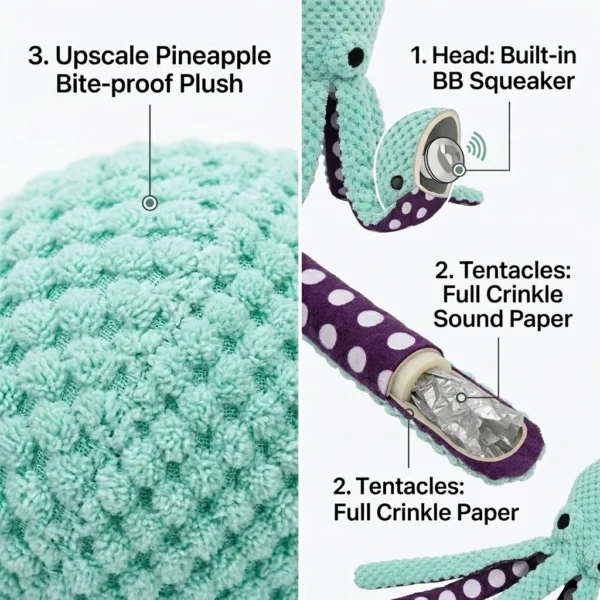 Peluche Poulpe Couinante à Tentacules pour Chien - Bouledogue Avenue https://bouledogueavenue.com/wp-content/uploads/2026/08/Scc40d92debd343059e0dddac284f1973Y.webp
