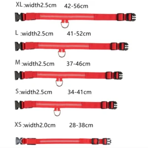 Collier Lumineux LED Rechargeable USB pour Chien 47 Collier Lumineux LED Rechargeable USB pour Chien – Image 12