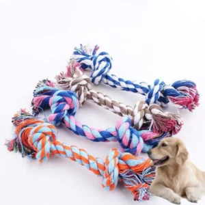 Jouet Corde à Nœuds en Coton pour Chien – Image 7